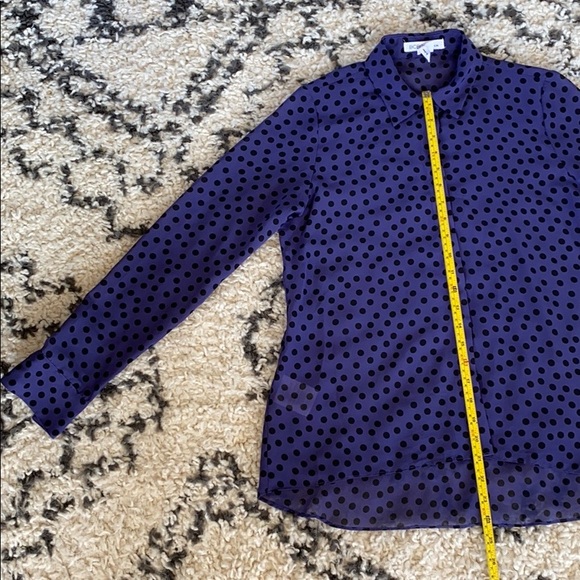 BCBG Generation Sheer Blouse - Picture 4 of 8